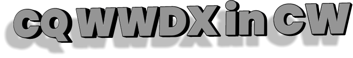CQ WWDX in CW