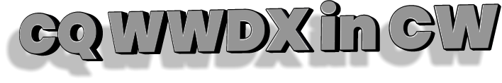 CQ WWDX in CW