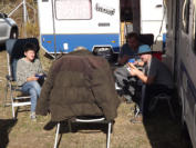 Im Oktober tolles Wetter sogar zum Draußen essen ....