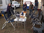 Stefans (DL5ASG) Eltern brachten zu seinem Geburtag leckeren Kaffe und Kuchen.... mmmm...